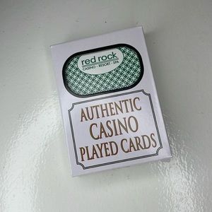 3/$9 NEW IN BOX Red Rock Las Vegas Nevada authentic casino played cards, game